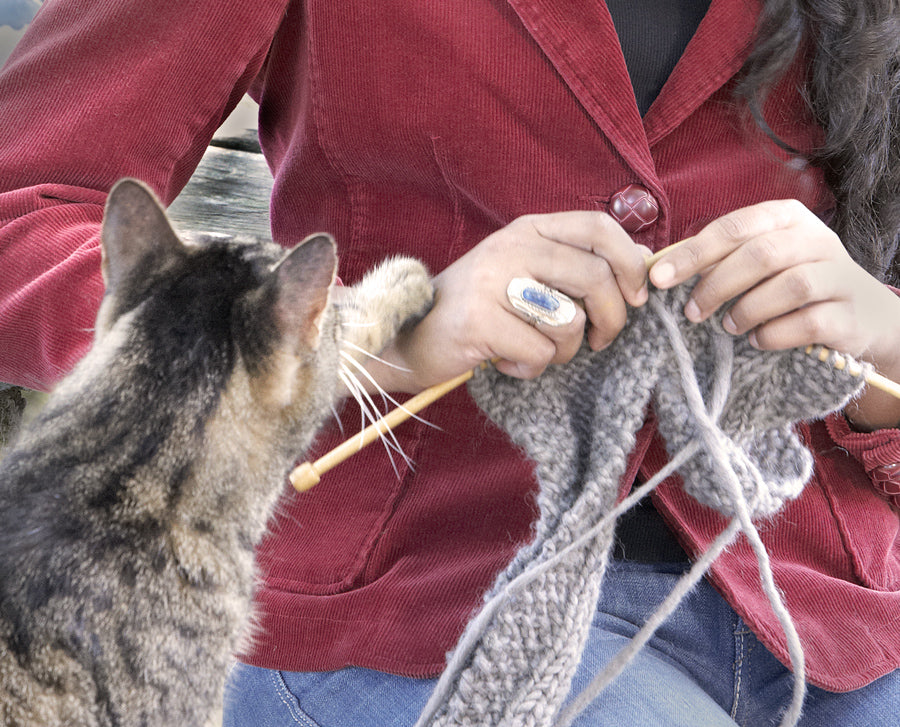 #1 of 10 Ways to Get Through Winter: Start a Knitting Project