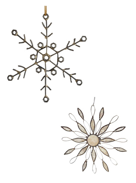 Ornaments | Fair Trade | Winter White Snow Decor