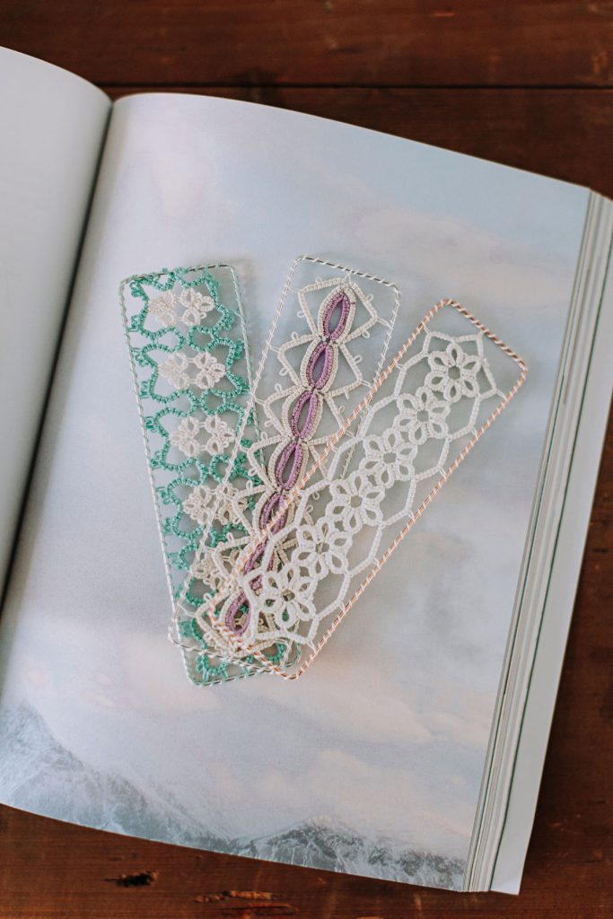 Eco-Friendly Easter Baskets | Tatted Lace Bookmarks