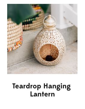 Teardrop Hanging Lantern