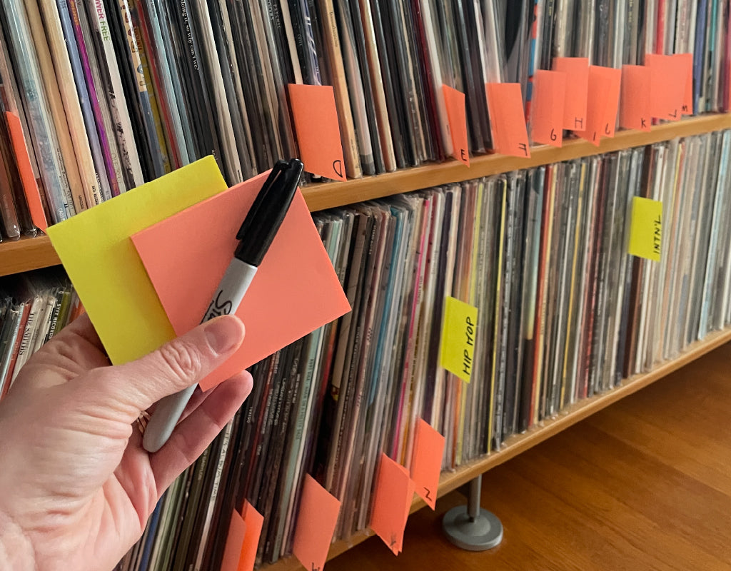 the best method for organizing vinyl records