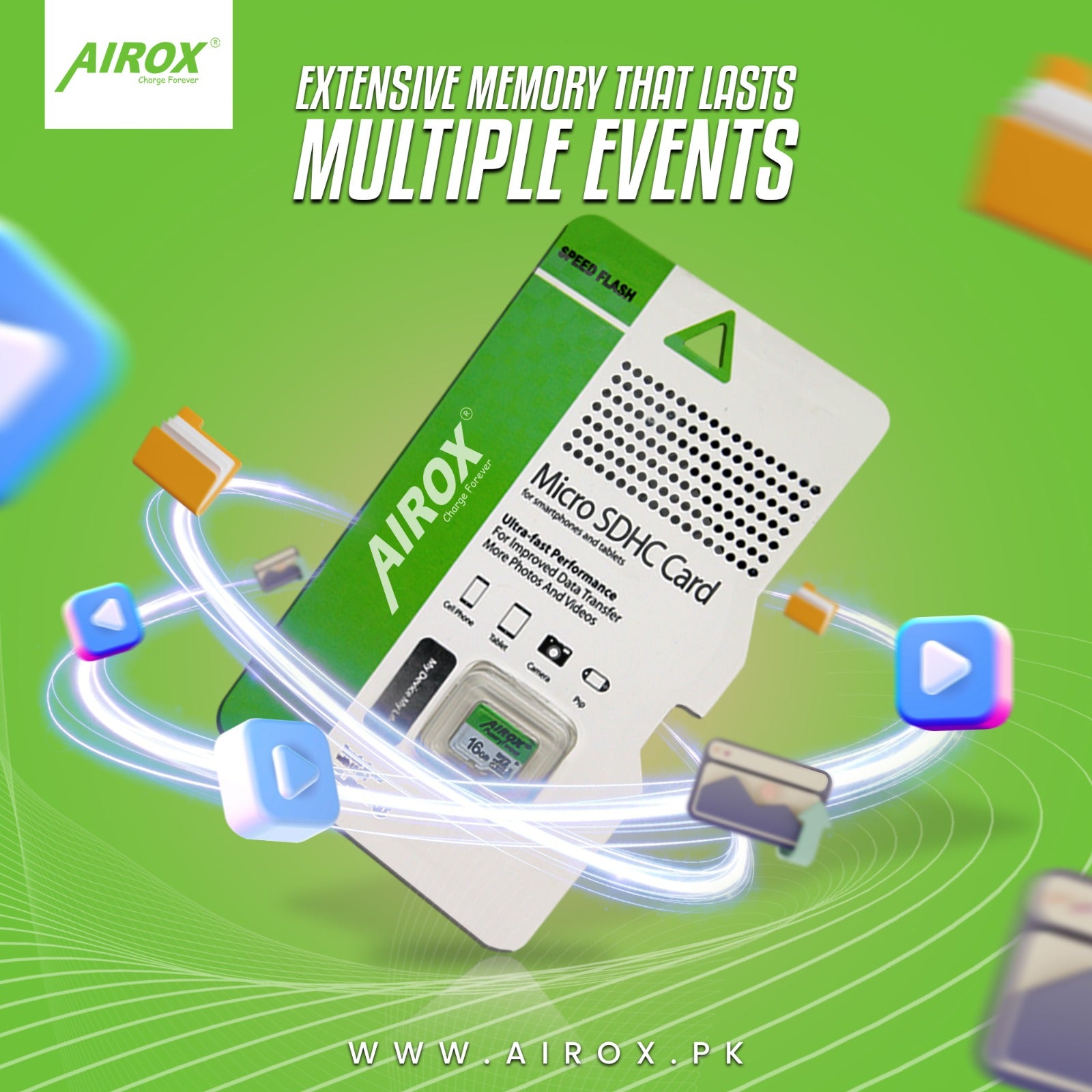 Class 10 memory cards Airox
