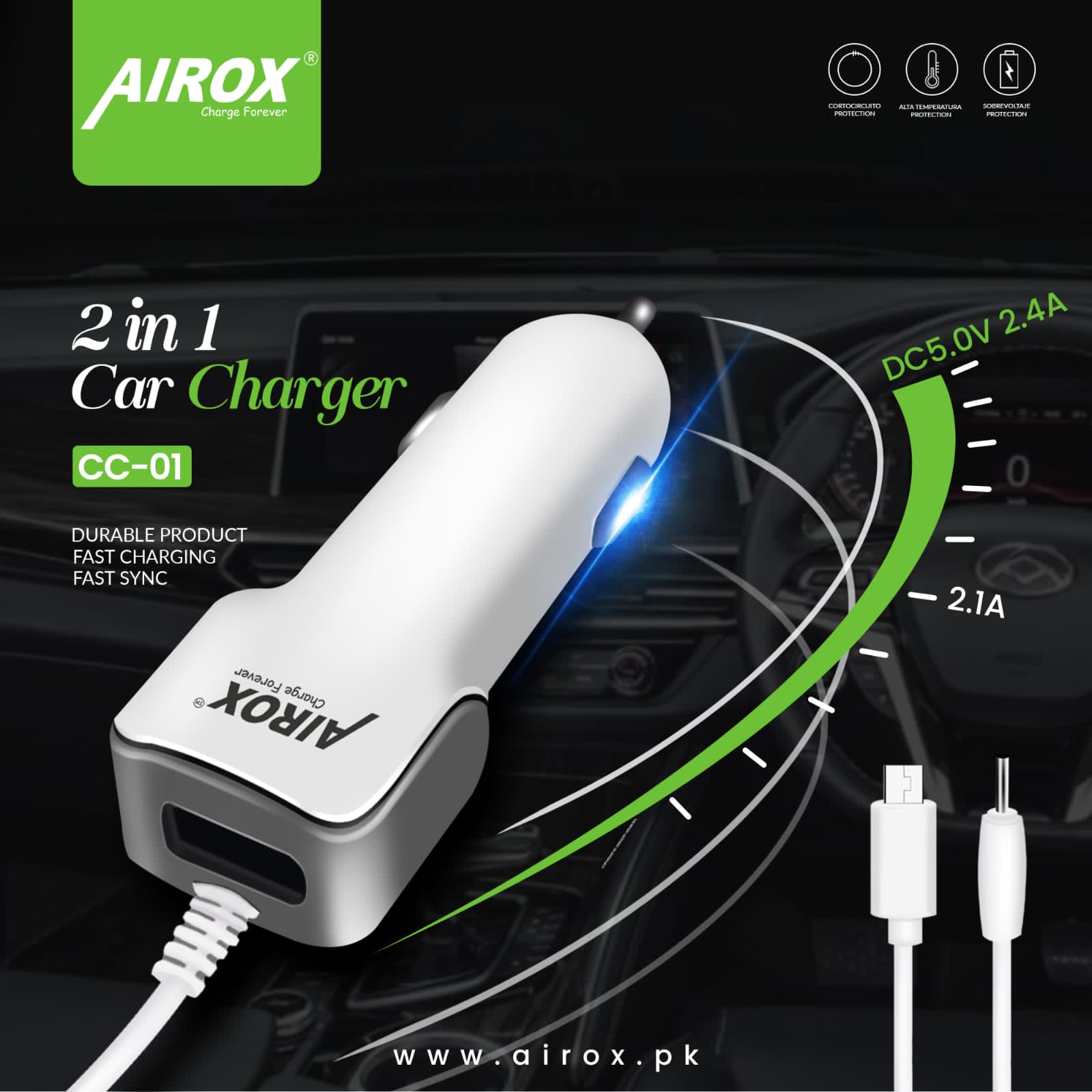 Airox Car Charger 