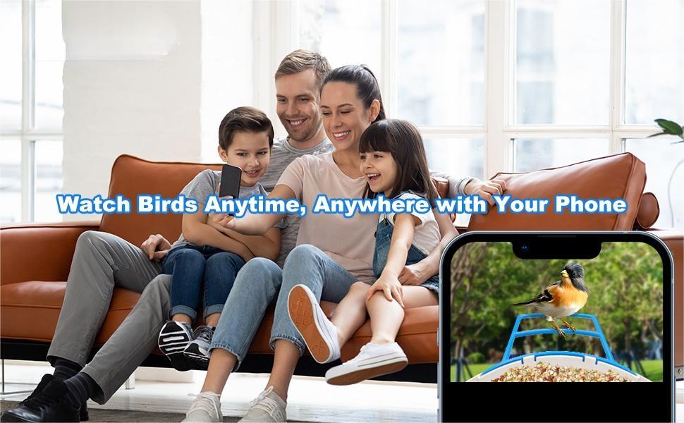 ThreePigeons™ Smart Bird Feeder with Camera