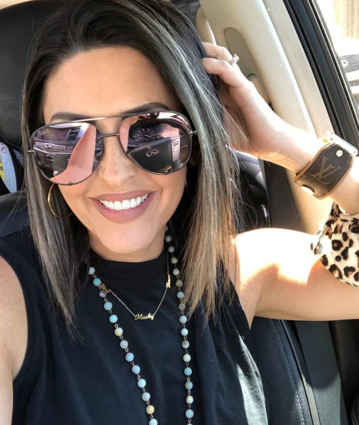 CLASSIC AVIATOR ROSE PINK-Dax Sunglasses