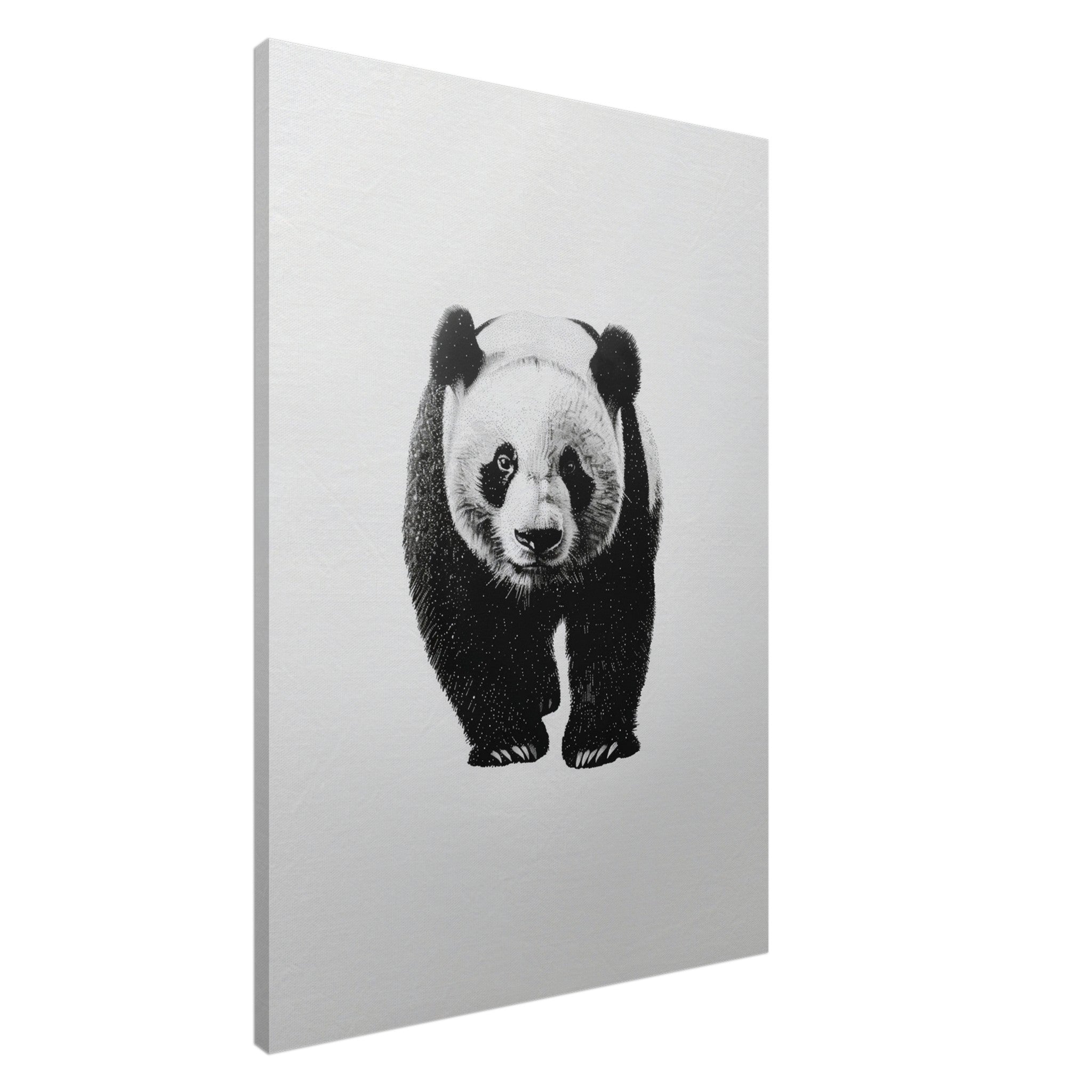 Giant Panda in Pointillism