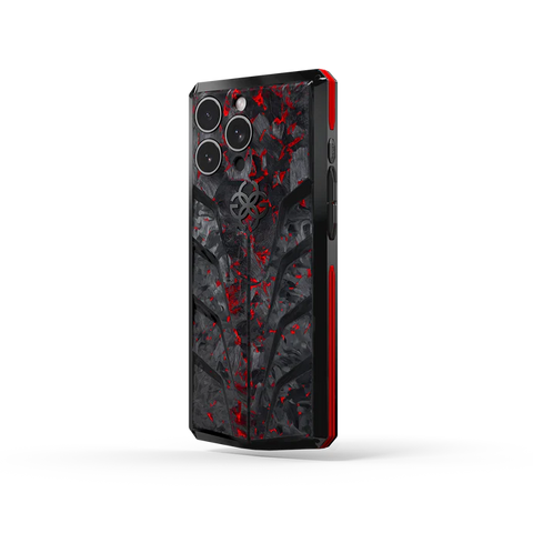 Red Carbon iPhone Case