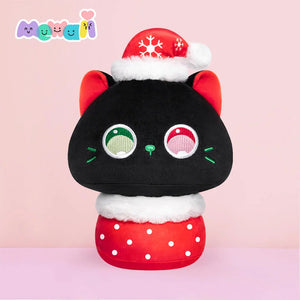 Mewaii Mushroom Christmas Kitten Pillow - Mewaii Live
