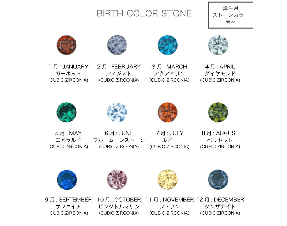 Birth Color Stone