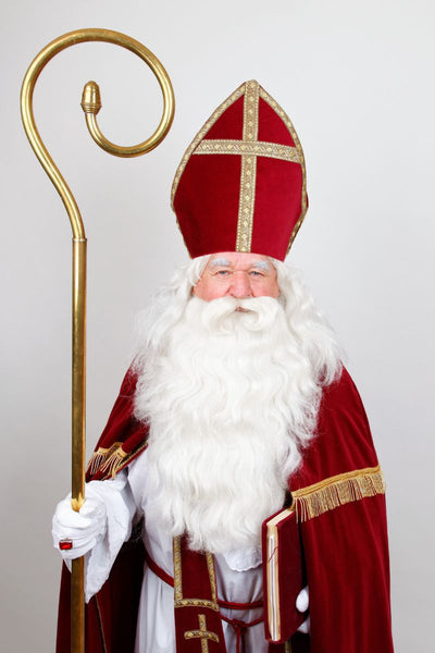 Person dressed as Sinterklaas