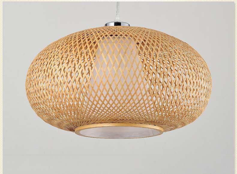 woven pendant lamp