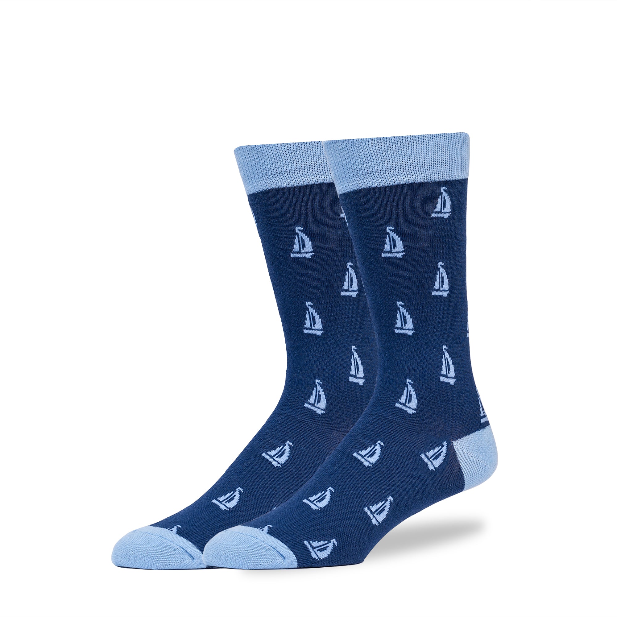 blue sailboat socks