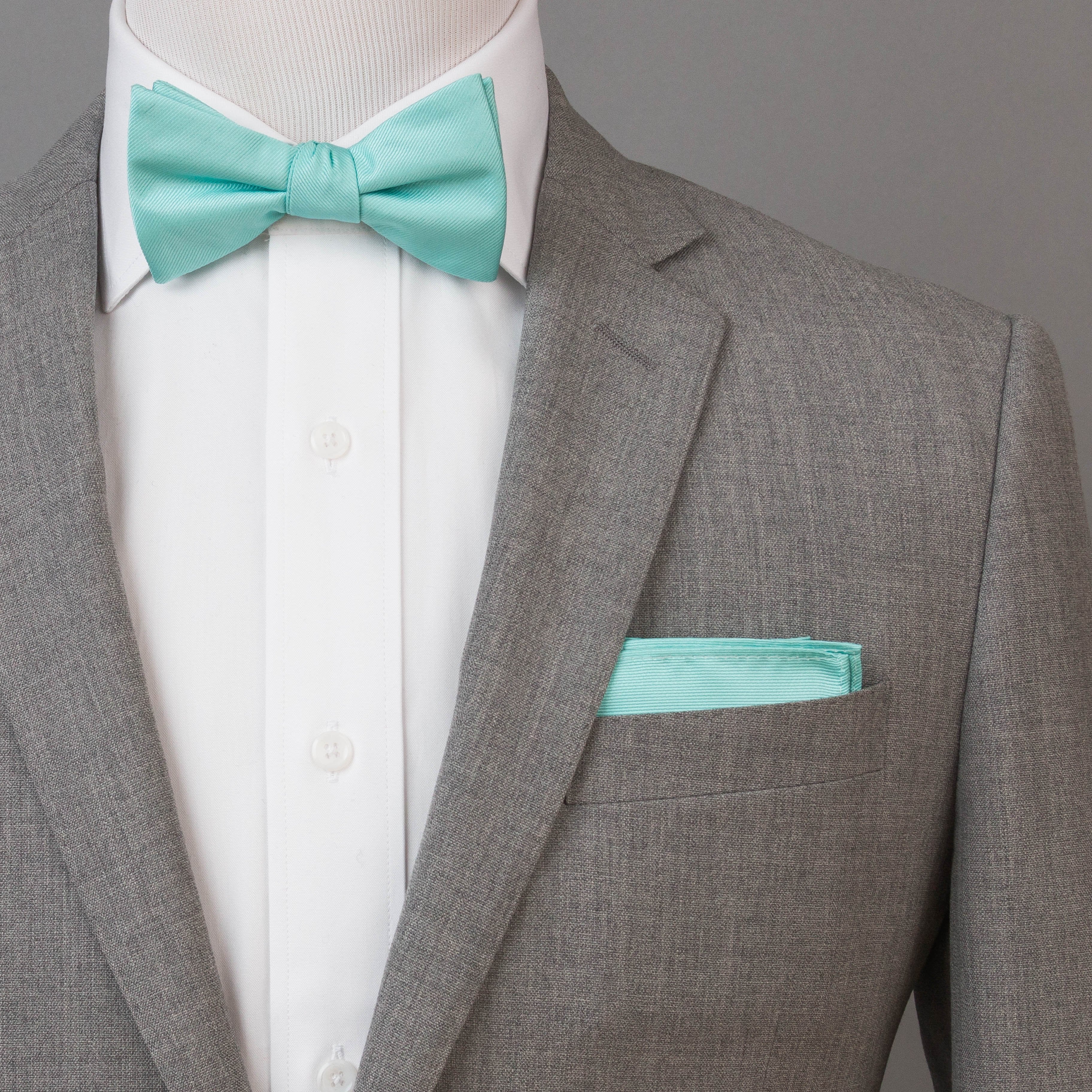 teal bow tie