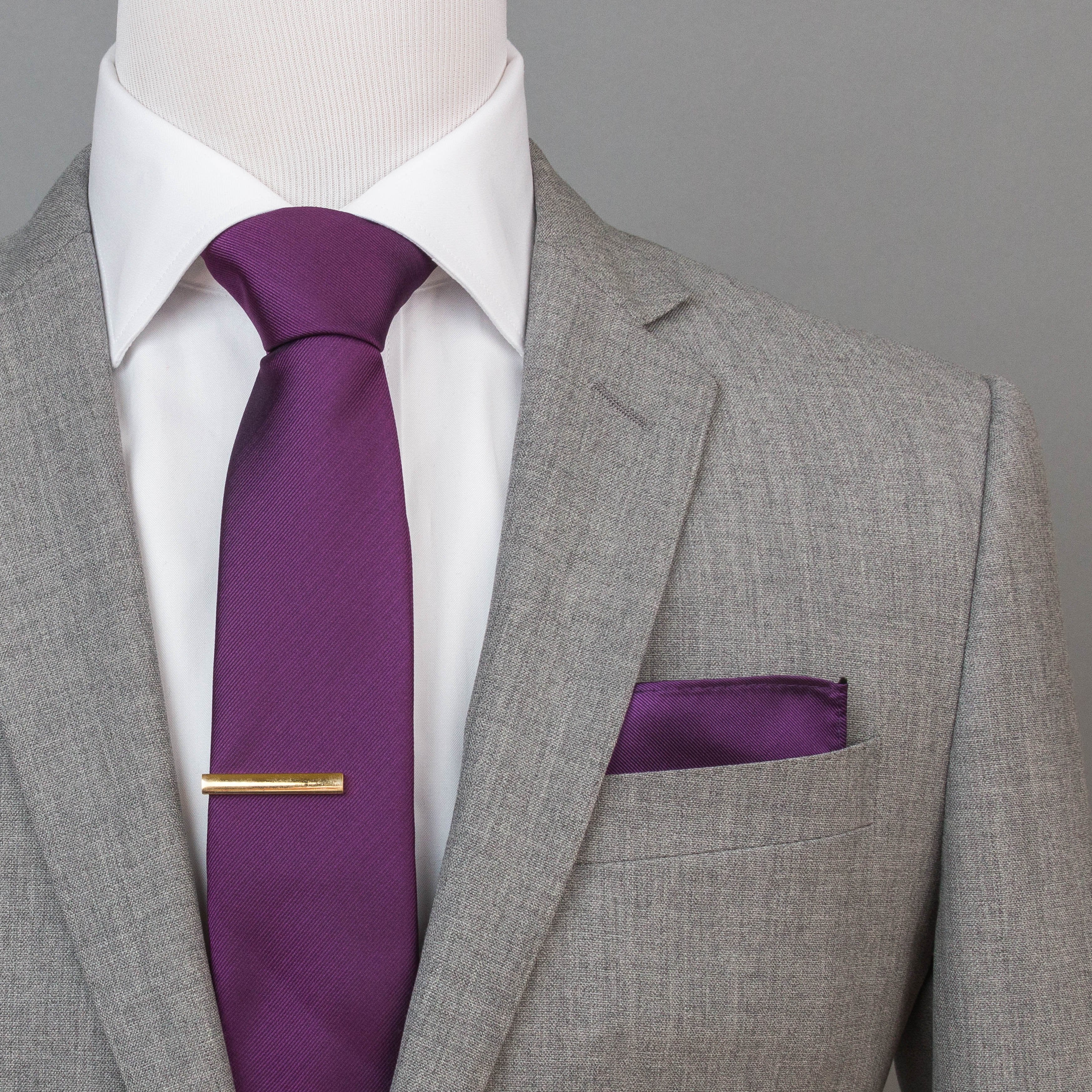 purple tie