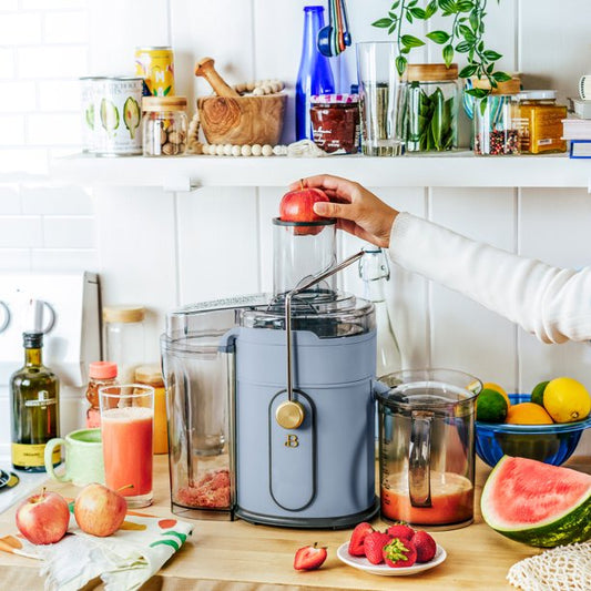 Beautiful 19108 Immersion Blender with 500ml Chopper and 700ml Measuring Cup White Icing by Drew Barrymore