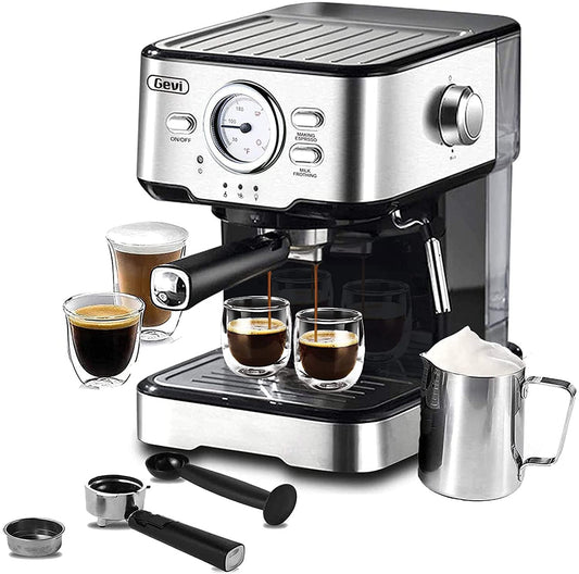 COSIKIE Updated Espresso Machine, Coffee Machine with steamer 15 Bar E –  USA HOME GOODS