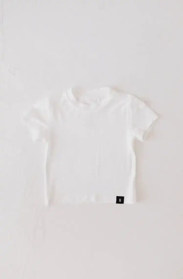Basic Bamboo Tee | Cloud White