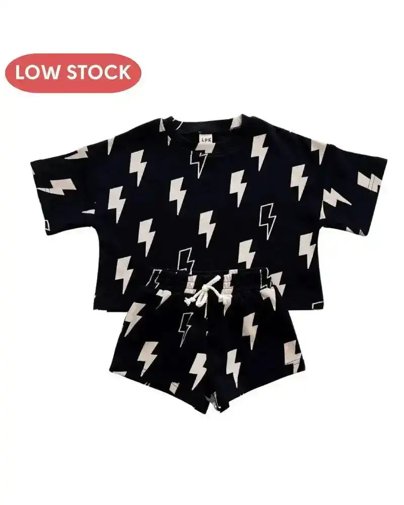 Shorts Set | Black Bolts