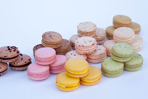 Macarons, popular desserts in france