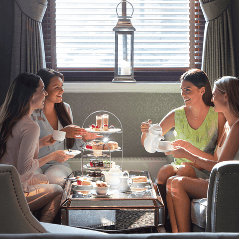 afternoon tea party with friends