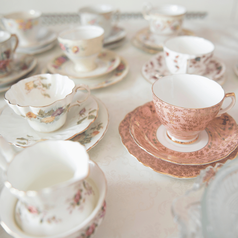 teacups for tea party