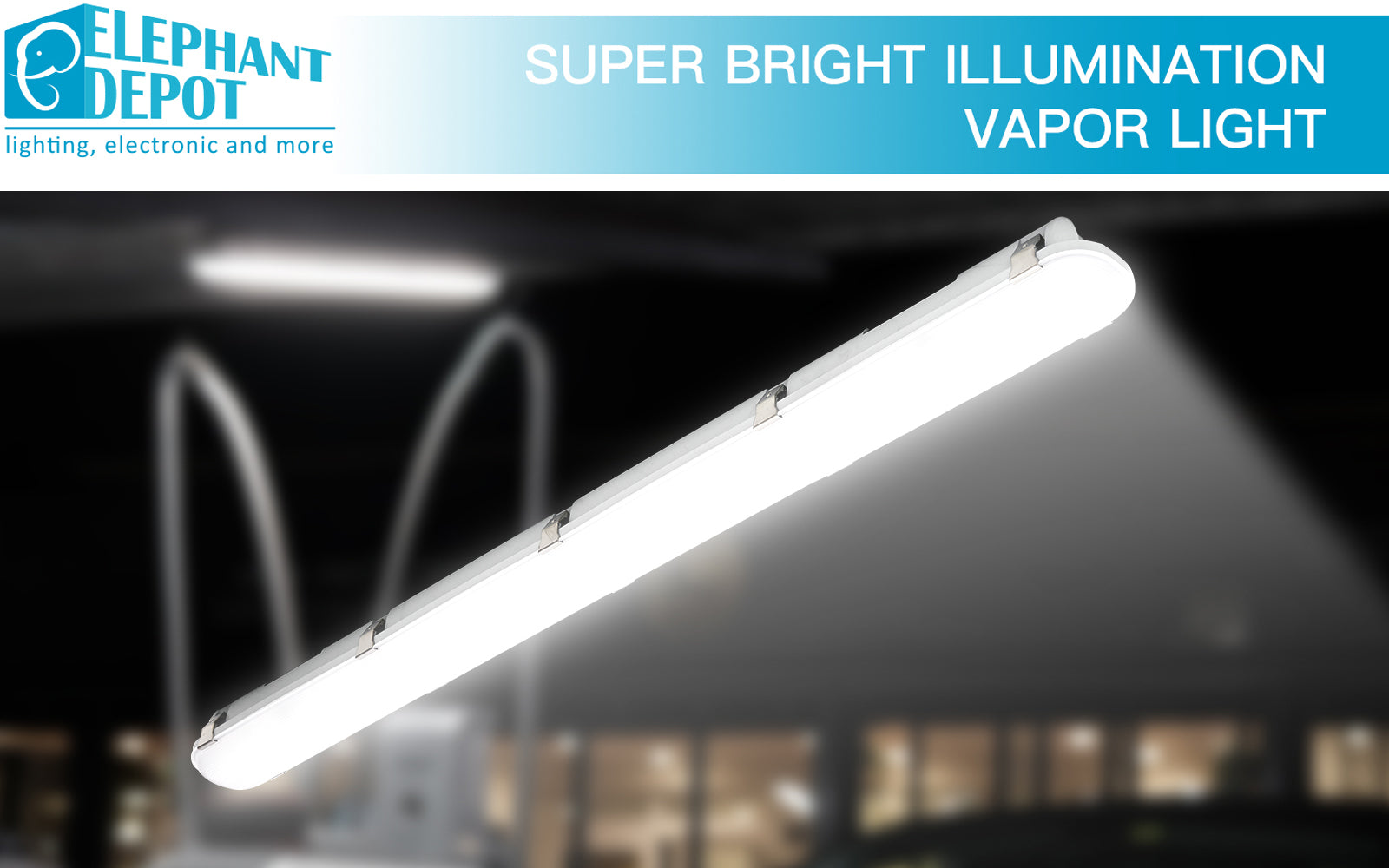 led vapor proof light fixture-Commercial Lighting-elephantdepot-Wholesale, Retail