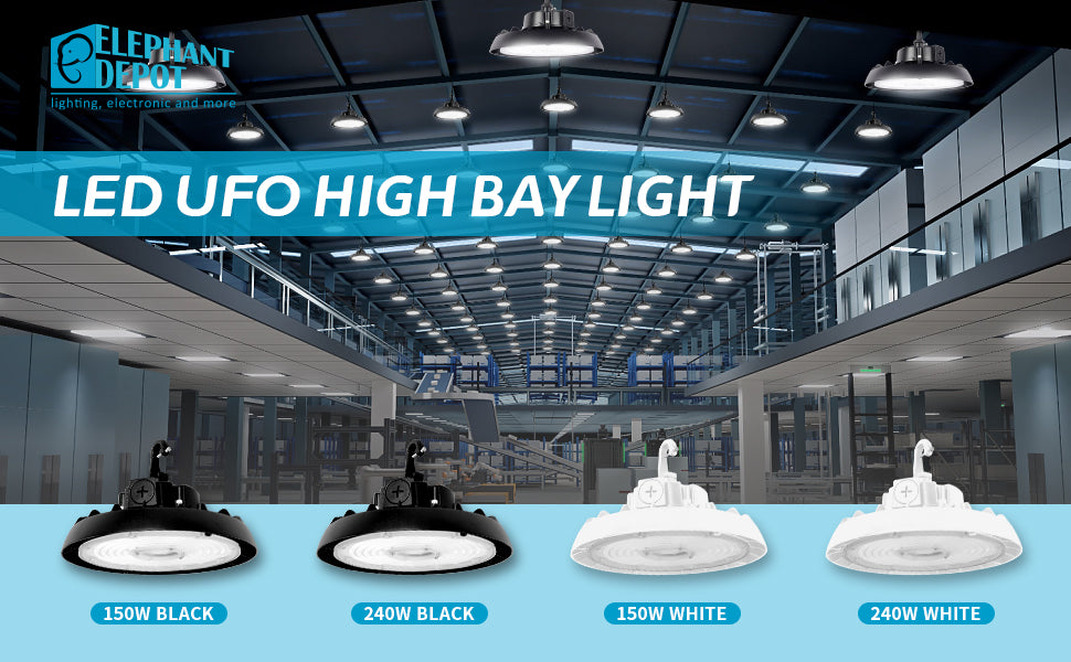 round high bay lighting-industrial LED fixtures-150W,240W