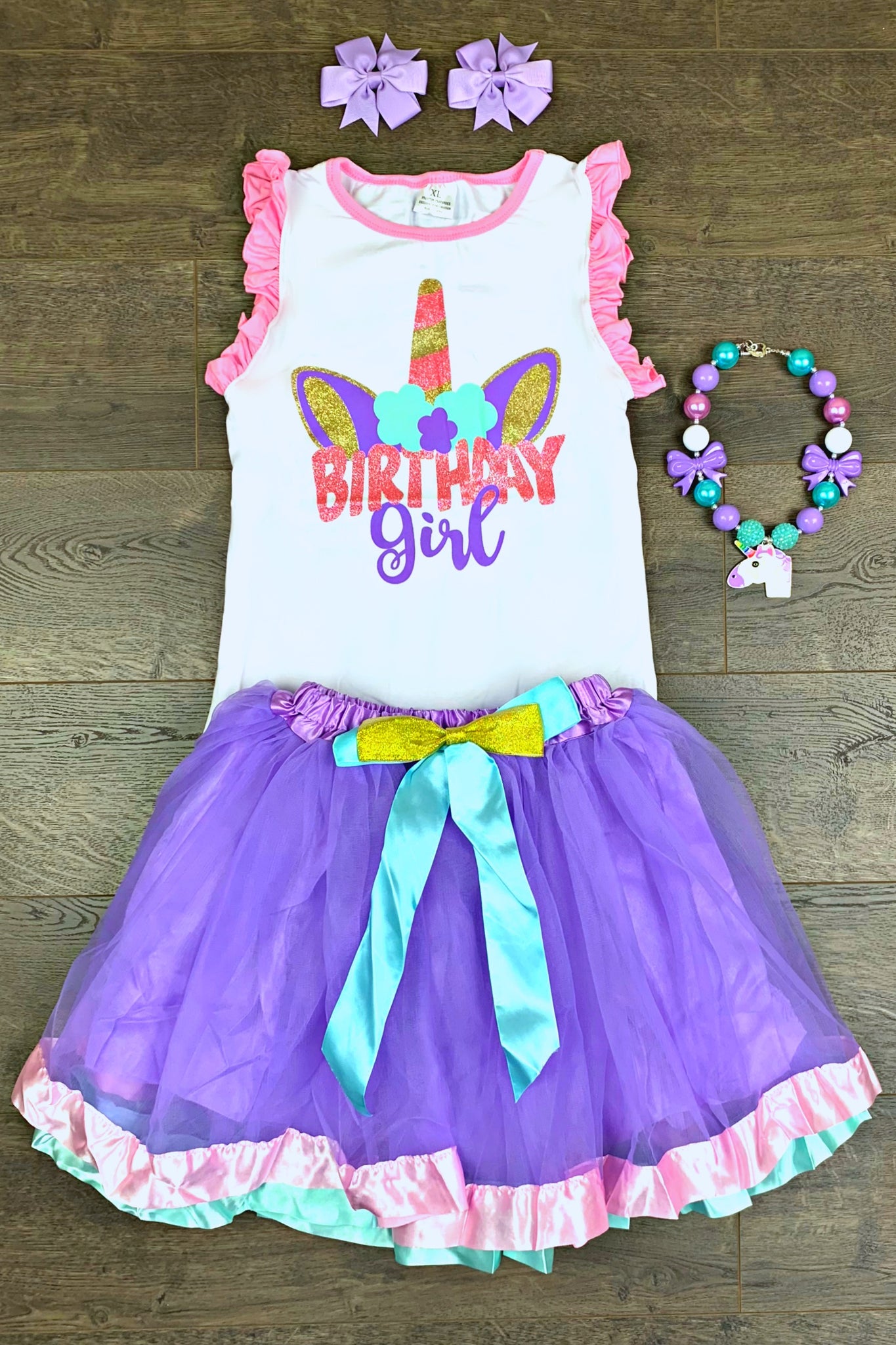 unicorn skirt set