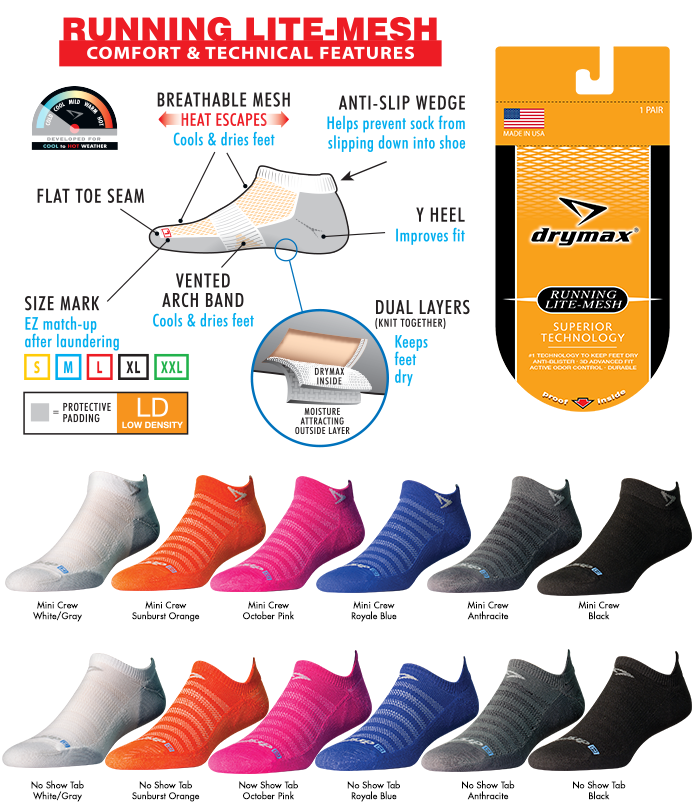 drymax running socks