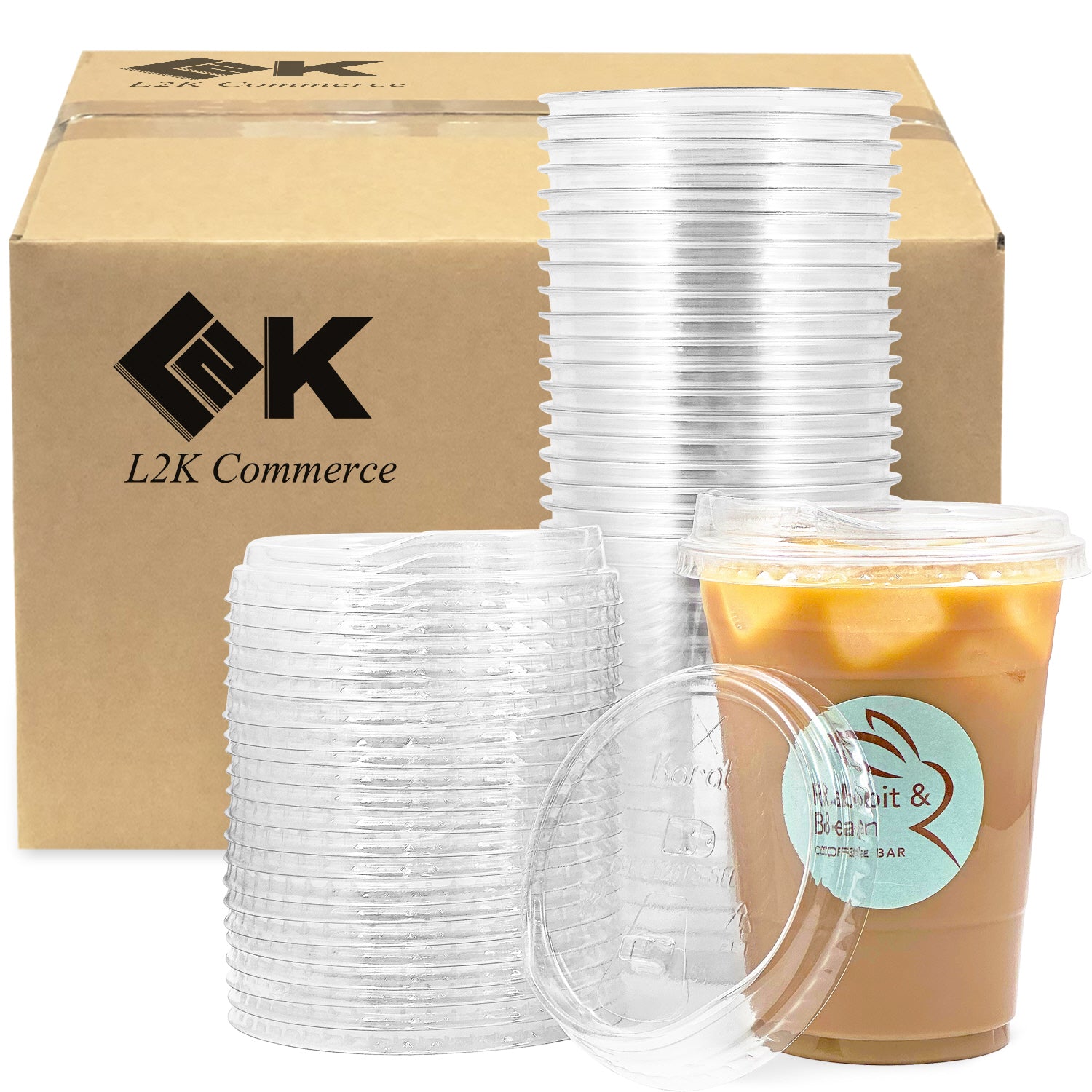 FROZIP 50 Pack 16oz Plastic Coffee Cups with Sip Lids - Strawless Clear  Plastic Cups with Lid, Smoot…See more FROZIP 50 Pack 16oz Plastic Coffee  Cups