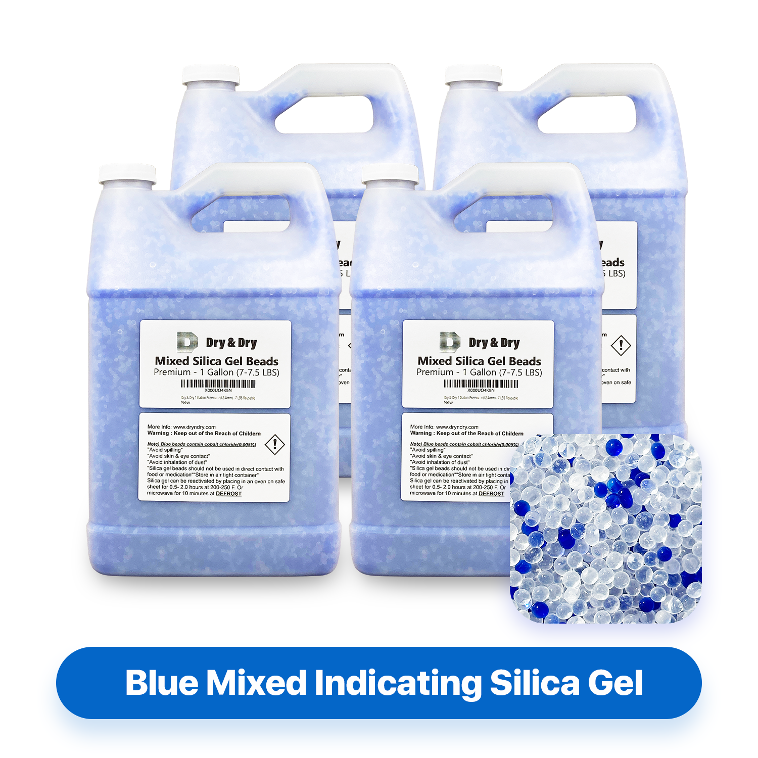 Silica gel Blue : 1kg. M, General Chemicals, CHEMIPAN