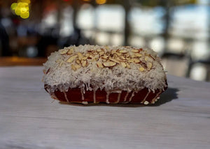 Vanilla Glazed Almond & Coconut Banana Bread - The Banana Nut - Coconut Bread