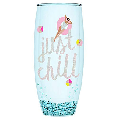 Slant Slant Stemless Champagne Flute - Hooray