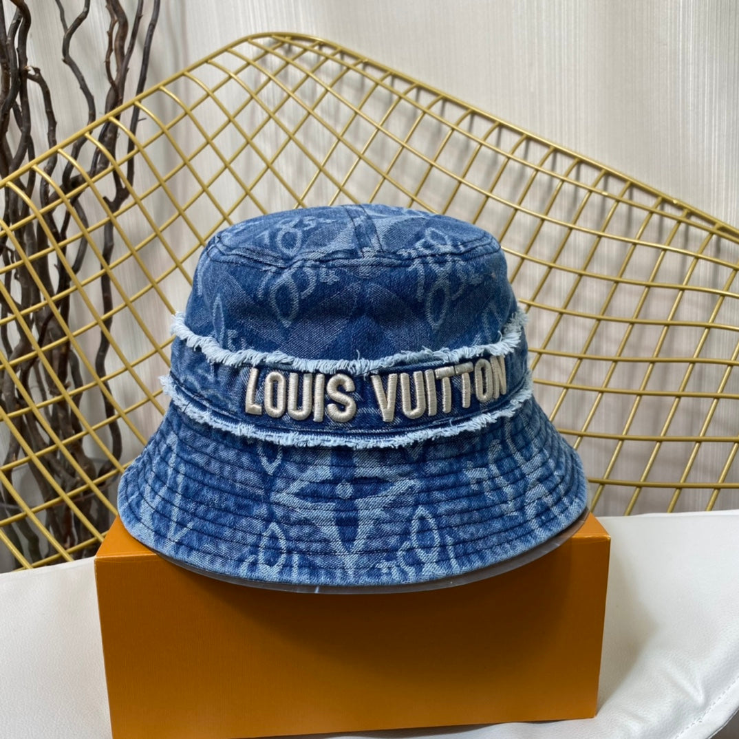 LV Louis Vuitton Woman Men Fashion Bucket Hat Cap