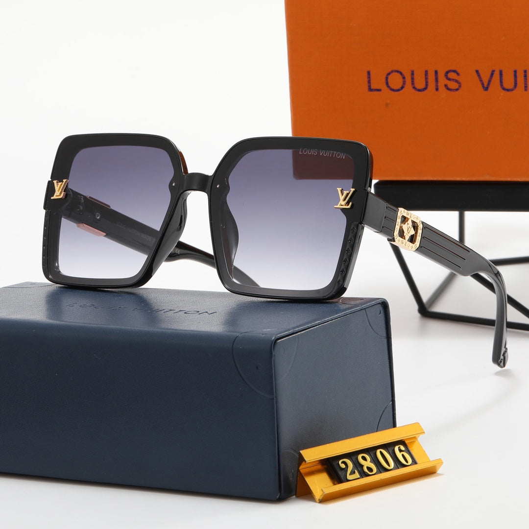 LV Louis Vuitton Woman Men Fashion Summer Sun Shades Eyeglasses 