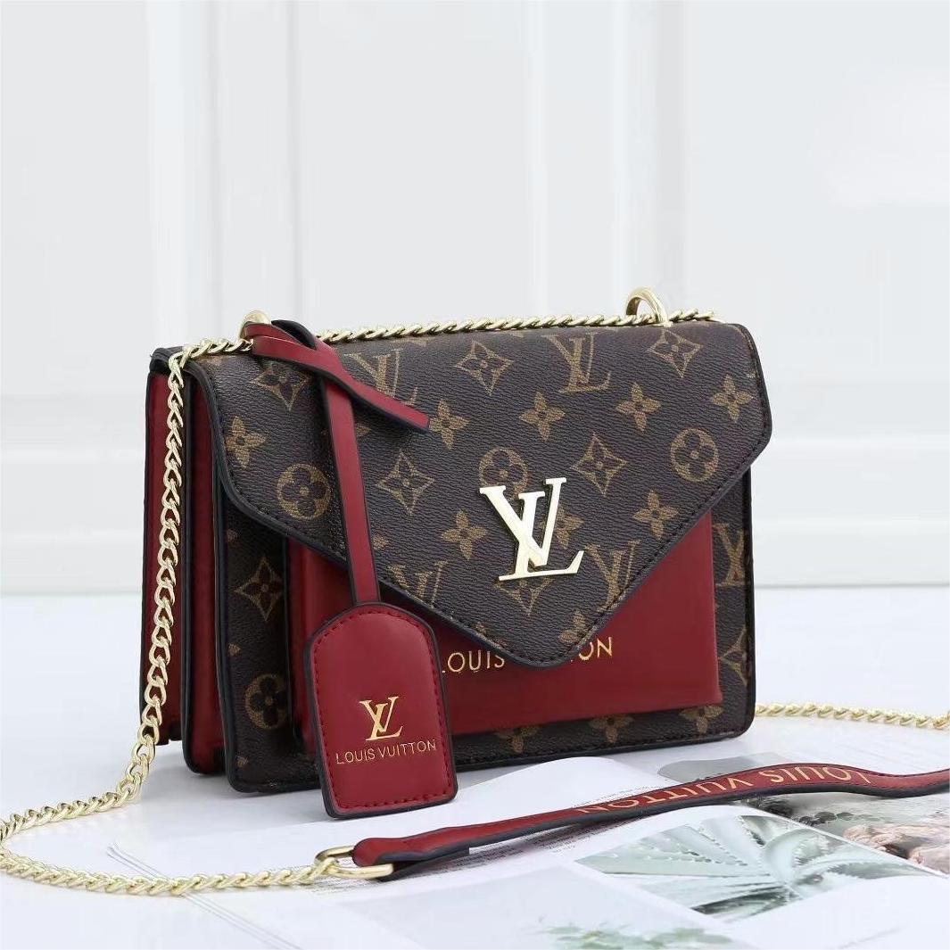 LV Louis Vuitton Fashion lady bags Crossbody Chain bag