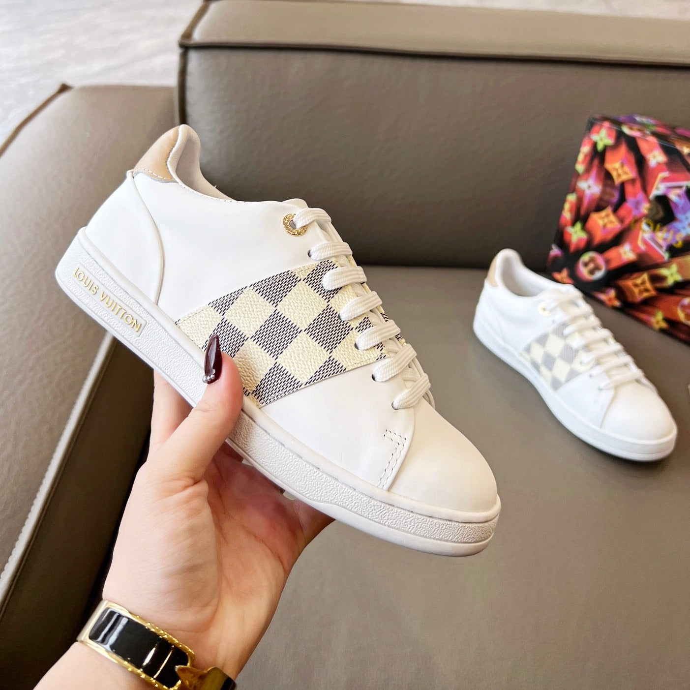 LV Fashion Simple Casual  Canvas Shoes