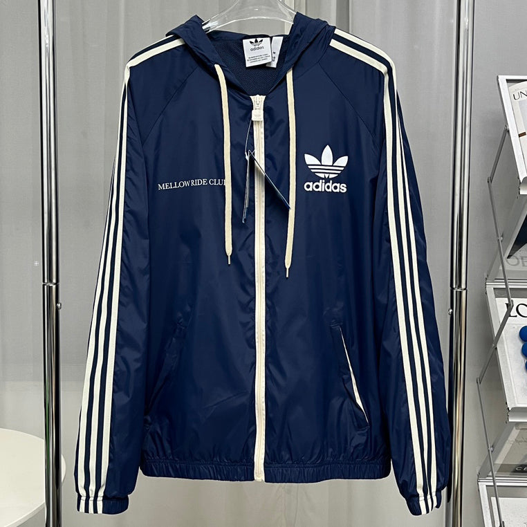 Adidas 2023 New Fashion  Women Men Pattern Cardigan Jacket Coat 