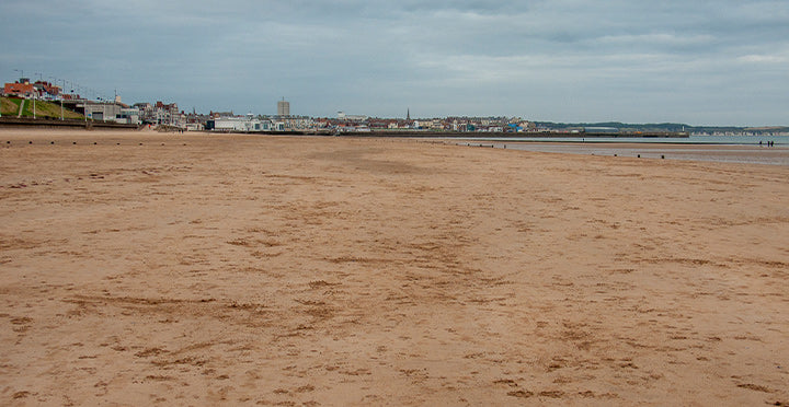 The beach from Fraisthorpe runs up to Bridlington