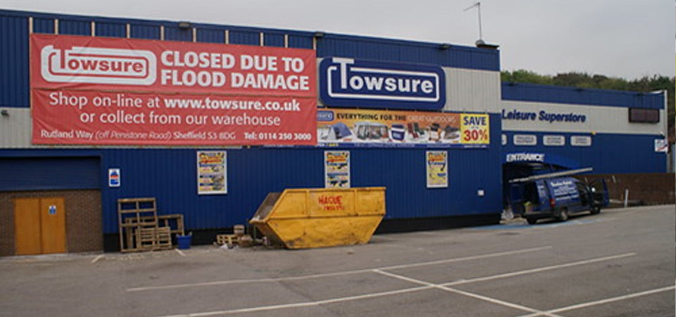 Sheffield Store Closed in 2007 for Flooding