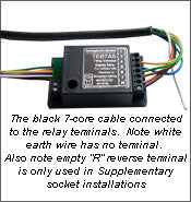 Bypass relay wired