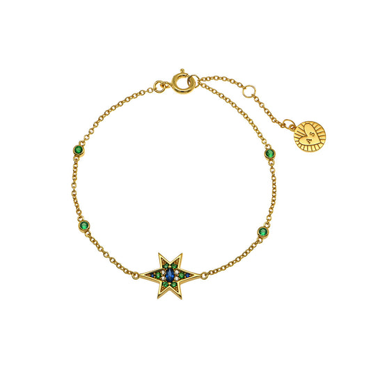Nova North Star Pendant Necklace Gold – Amelia Scott