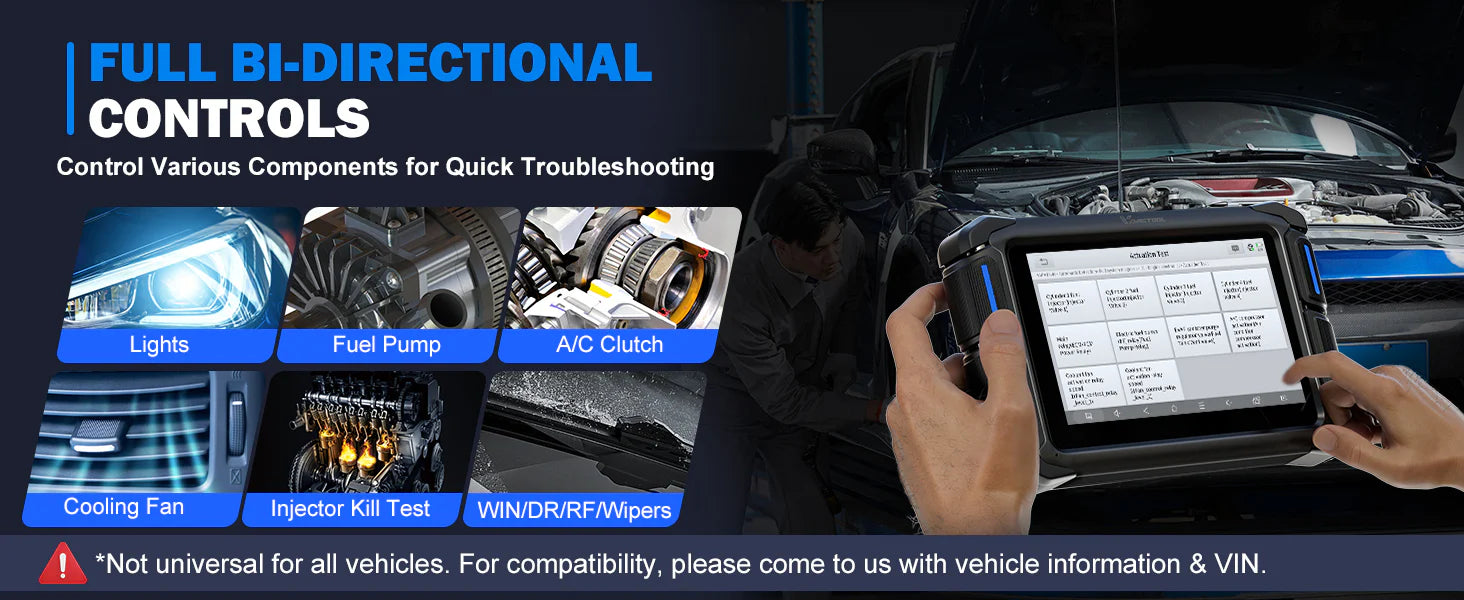 Vdiagtool Vd70 Car Diagnostic Tool, Full Bi-Directional Scanner