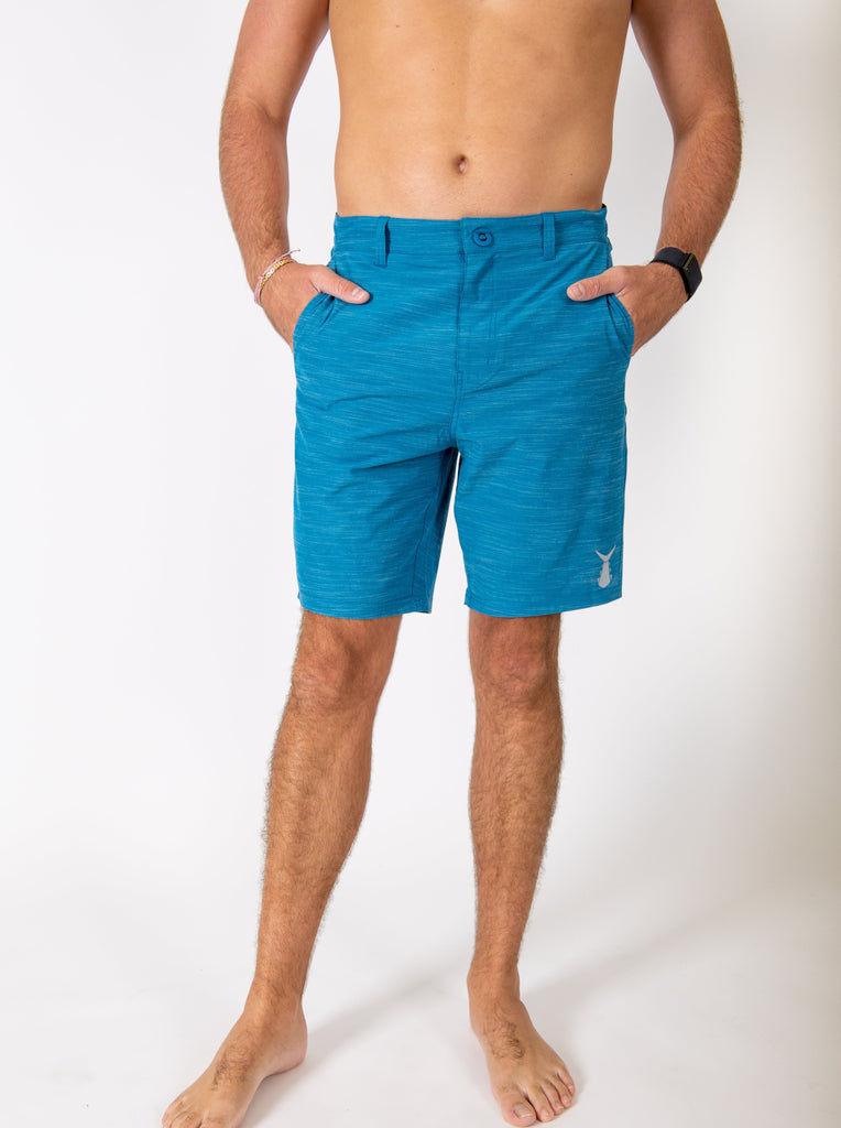 SHORT HOOK&TACKLE - Hydraskin Boardshort - Pacific Blue