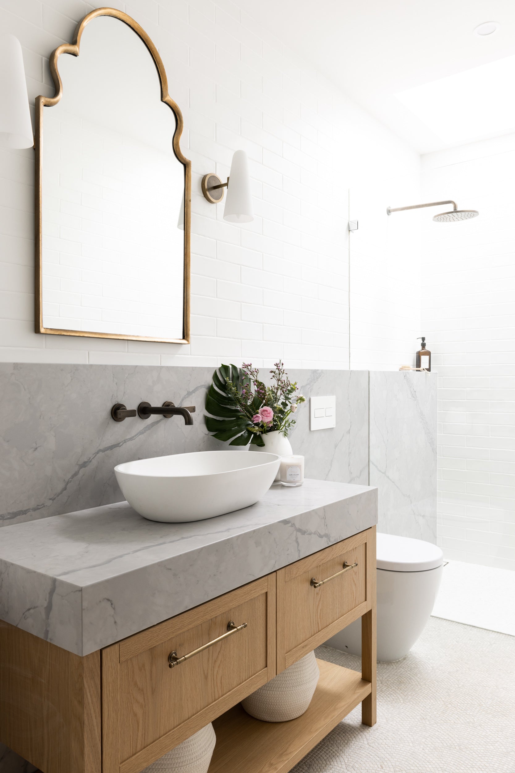 Bathroom design and renovations by Heliconia Design Northern Beaches