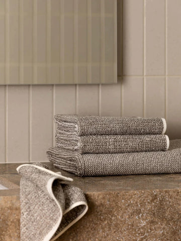 luxury towels tweed light heliconia & co