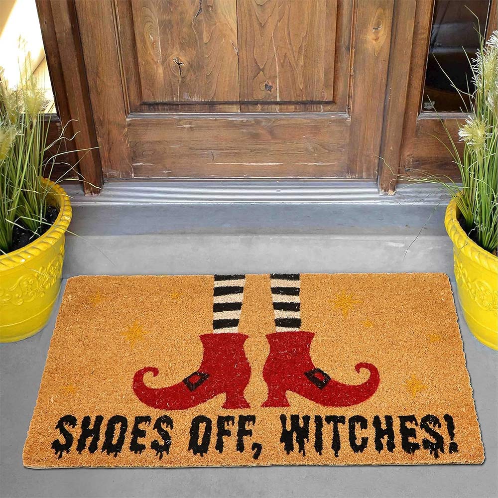 Scaredy Cats Welcome Door Mat