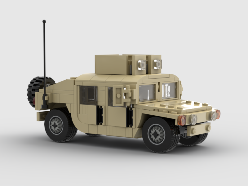 Brick_boss Futuristic Humvee Building Kit