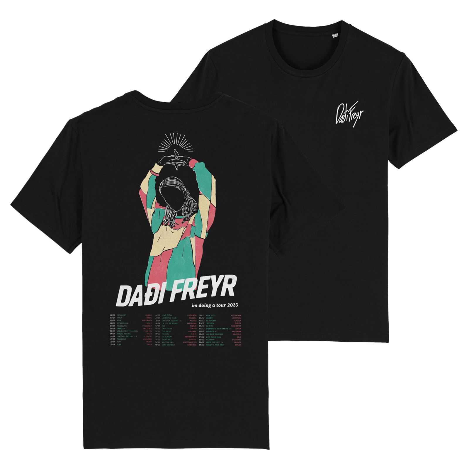 2023 Tour T-Shirt (Black) - Dadi Freyr product image