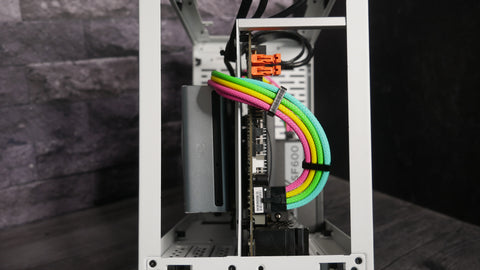 Cable Sleeving Guide-Sleeved Cable Top View